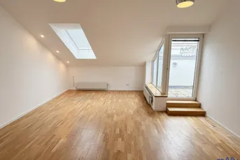 Klimatisiertes DG-Büro inkl. kleiner Terrasse in TOP-Lage OPER