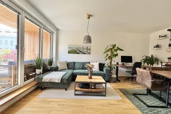 STILVOLL MÖBLIERTE 3 ZIMMER MIT LOGGIA NAHE U4 UND U6