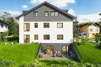 Penthouse-Charakter in Elixhausen: Großzügig geschnittene 4-Zimmer-Wohnung im Dachgeschoss mit Panoramablick und Terrasse