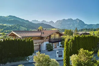 Luxus-Chalet mit wunderschönem Garten und einzigartigem Blick auf den Wilden Kaiser