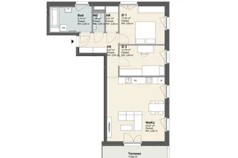 marena - Wohnen in Krems: 3-Zimmer-Wohnung mit Terrasse