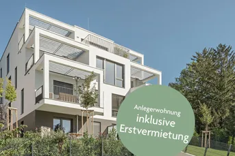 floé 225 - Anlegerwohnung - 2-Zimmer-Wohnung mit Balkon und kleinem Garten