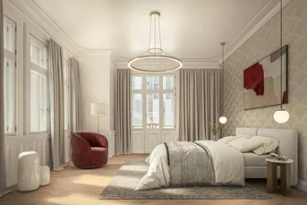 Repräsentative 5-Zimmer-Wohnung im klassischen Wiener Stil mit Loggia - ANDEA Parkside Residences