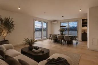 Penthouse OHNE Dachschrägen mit atemberaubender Aussicht | Döblinger Ruhelage inkl. Poolnutzung!