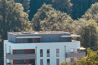 Bad Hall: Exklusive Penthousewohnung mit großer Dachterrasse und Tiefgaragenplatz