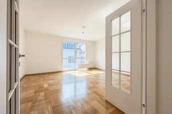 Helle 3-Zimmer-Wohnung mit flexiblem Grundriss und französichen Balkon im 9. Bezirk