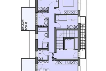 Penthouse mit Dachterasse