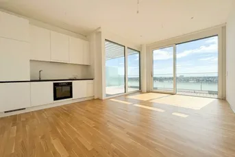 DANUBE VIEW I Exklusive 2 Zimmer Wohnung mit Terrasse
