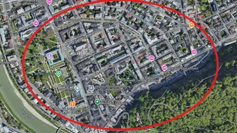 Expose Einzigartiges Zinshaus mit etablierten Gastronomiebetrieben in zentraler Toplage von Salzburg
