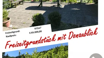 Expose Freizeitgrundstück mit Donaublick