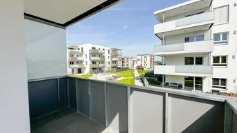 Expose ERSTBEZUG - 2-Zimmer-Eigentumswohnung in Asten mit großen Balkon
