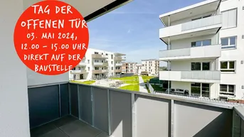 Expose ERSTBEZUG - 2-Zimmer-Eigentumswohnung in Asten mit großen Balkon