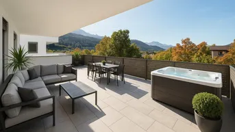 Expose 5-Zimmer-Dachgeschoßwohnung mit traumhafter Panoramaterrasse! (Top A07) - 1. Bezug - Mils WEISSENBACH