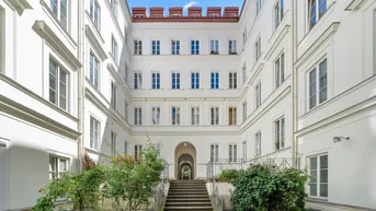 Expose WOHNEN im romantischen ADLERHOF | 2-Zimmer-ERDGESCHOSS-Wohnung | 1070 Wien