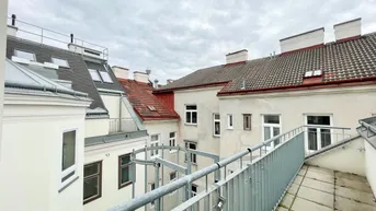Expose PRACHTVOLLE 1 Zimmer Dachgeschoßwohnung mit Terrassenfläche in 1150 Wien zu verkaufen