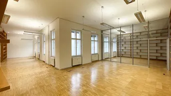 Expose REPRÄSENTATIVES BÜRO | Einmaliger Altbau-Flair | 5-Zimmer-Büro direkt am Loquaiplatz