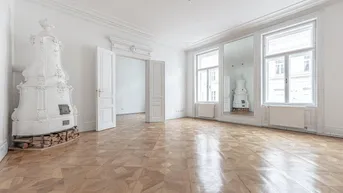 Expose Wohn(t)raum nahe Votivkirche - 2 Stilaltbauwohnungen mit Verbindungspotenzial