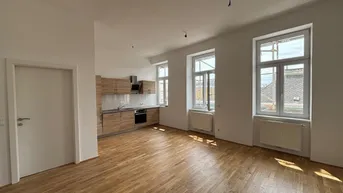 Expose NÄHE U3 Johnstraße: Sonnige 2-Zimmerwohnung im 2. OG mit hofseitigem Schlafzimmer
