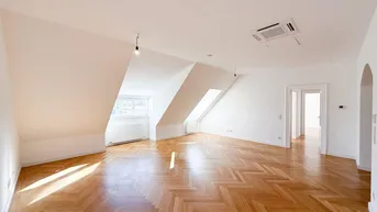 Expose Exklusive 3-Zimmer-Dachgeschoßwohnung mit Klimaanlage und Dachterrasse – Kärntner Ring, 1010 Wien