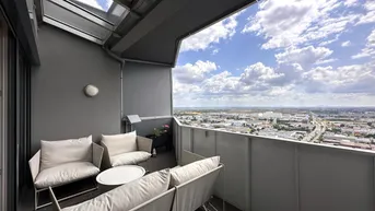 Expose LUXUS über den Dächern Wien´s --- 4 Zimmer Penthouse im 26. Stock im Leopoldtower - SOFORT BEZUGSBEREIT