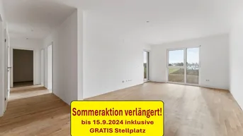 Expose den Sommer genießen ==== AKTION GRATIS PARKPLATZ VERLÄNGERT bis 15.9.2024 === traumhafte 3-Zimmer-Eigentumswohnung mit umlaufender Terrasse