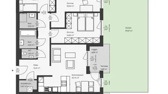 Expose ***EINZIEHEN UND WOHLFÜHLEN: leistbare 4-Zimmer-Wohnung mit Garten - Wohnpark Ober-Grafendorf - ökologisch, hochmodern, ausgezeichnet ***