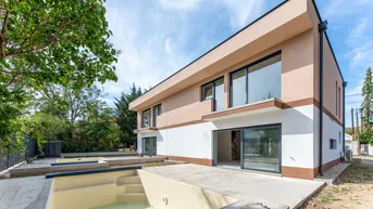 Expose Modernes Wohnen in Brunn am Gebirge - 2 Traumhafte Doppelhaushälften mit Pool
