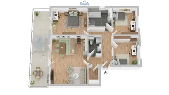 Expose Neuwertige, sonnige Penthousewohnung in Ruhelage