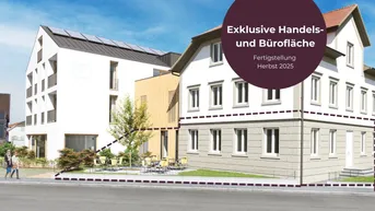 Expose Elegante Geschäfts- oder Bürofläche im Harder Zentrum: 132 m², komplett renoviert, inklusive Gärten und Parkplätzen