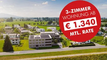 Expose HOHE WOHNBAUFÖRDERUNG | Zuhause fast am See | tolle Raumaufteilung | 3-Zimmer Wohnung mit Terrasse (Top A06)