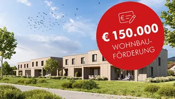 Expose Einmalige Gelegenheit: Neubau-Reihenhaus mit 4-Zimmern und Garten (Top B3)