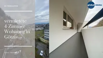Expose vermietete 4-Zimmer Wohnung in Götzis zu verkaufen