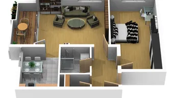 Expose einfache 2 Zi.-Wohnung / provisionsfrei