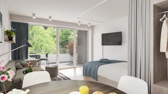 Expose Sehr helles Appartement im 2.OG mit großer Terrasse