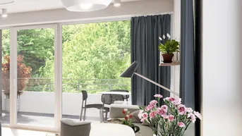 Expose Sehr helle und kompakte 3-Zimmer-Wohnung mit großem Garten