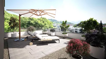 Expose Dieses Penthouse mit 144 m² Dachterrasse ersetzt jedes Haus und hat einen fantastischen Weitblick!