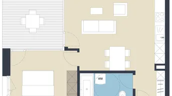 Expose 2-Zimmer-Wohnung mit Loggia zu verkaufen (Top 40)