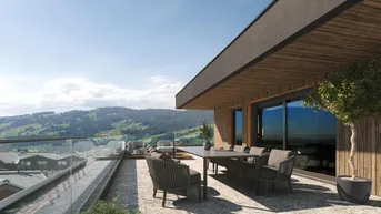 Expose Exklusives Penthouse in sonniger Ruhelage mit Bergblick - Erstbezug