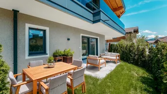 Expose Neubau - Hochwertige Gartenwohnung in sonniger Ruhelage