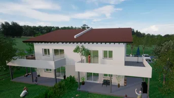 Expose Sonnige Neubau-Eigentumswohnungen, ca. 81 m² in Eberndorf - mit Terrasse und Garten bzw. mit Balkon, Erstbezug!