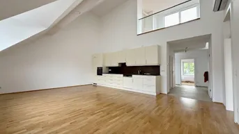 Expose Dachgeschoßmaisonette - 2 Zimmer - Wohnküche - schöne Terrasse!