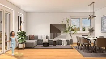 Expose Wohnen in Pottendorf: Moderne Doppelhäuser zur Miete mit Garten! 9/1 - HAUS 17