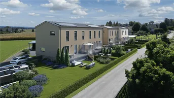Expose NEU IM VERKAUF! Grünes Familienidyll mit Hauscharakter in Wildon! Eck-Gartenwohnung auf 2 Etagen!