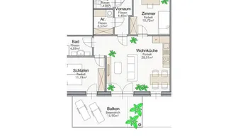 Expose Baustart erfolgt! GRÜN SOWEIT DAS AUGE REICHT! Balkonwohnung mit Weitblick Nähe Leibnitz!