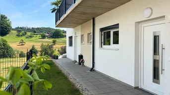 Expose Erstes Eigenheim mit der AKTION -€ 20.000,- sichern! Kleine 3-Zimmer Gartenwohnung in idyllischer Umgebung! Neubau nur 25km östlich von Graz gelegen!