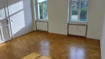Expose GEIDORF: Sonniger 1 ZIMMER-Altbau + extra Küche möbliert + Bad mit Dusche und WC + nähe HTL-Ortwein!