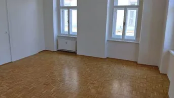 Expose Jakominiplatz: Sonniger 2 ZIMMER-Altbau + möblierte Einbauküche + Vorraum + Bad mit Dusche und WC!