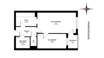 Expose Sonniger 2 ZIMMER-NEUBAU + Süd-Balkon 4m² + Küche möbliert + Bad mit Wanne + extra WC + VR + Lift!
