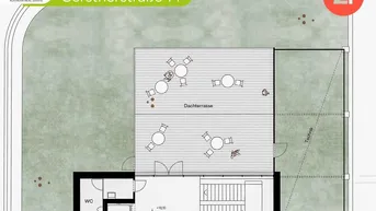 Expose Linz - Urfahr: Loftige Bürostudios - Top modern in bester Stadtlage, Dachterrasse mit Garten, Flächen ca. 359,4 m²