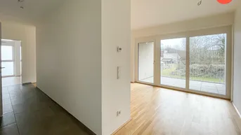 Expose Schöne geförderte 3-Zimmer-Wohnung mit Tiefgaragenparkplatz und Loggia in Gallspach. Erstbezug!